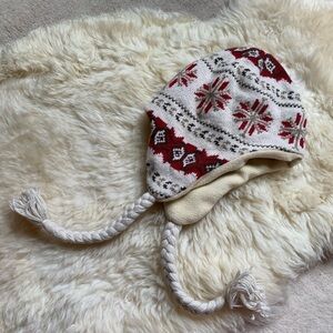 Eddie Bauer Alpine Knit Tassel Snow Bunny Ski Hat